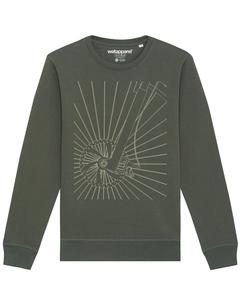 Свитер Watapparel Sweatshirt Fahrradspeichen, оливковый