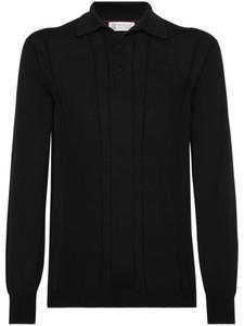 Brunello Cucinelli трикотажная футболка-поло, черный
