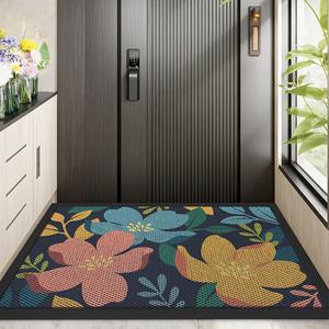 Dajiang Ковер 60х90 см из эластичной пряжи для прихожей, скрывает грязь, износостойкий, моющийся