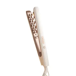 Плойка для завивки Plaid Fluffy Clip, мини-кукурузная завивка для объема, прикорневой подъем ST 013 CHIGO, белый