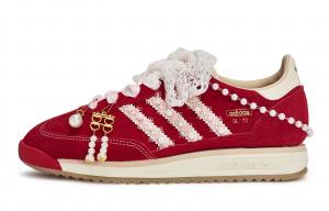 Adidas Originals SL72 RS кроссовки Low top Unisex красные розовые золотые