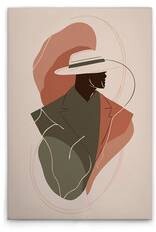 Картина на холсте A.S. Création Stranger 2 цвет beigeorangegrün