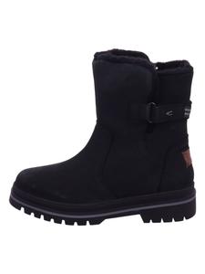 Женские теплые сапоги на плоской подошве черного цвета Dockers by Gerli