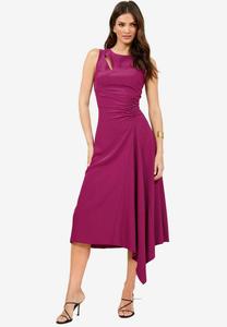 Повседневное платье PETITE FIT - SLEEVELESS RUCHED FRONT ASYMMETRICAL Lipsy, розовый