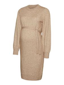 Вязаное платье MAMALICIOUS New Anne, Mottled Beige