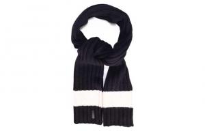 Шарф вязаный EMPORIO ARMANI, черно-белый