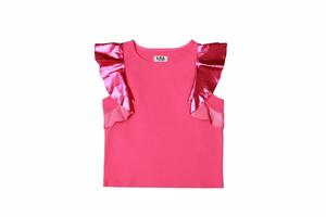 Детская блузка с фонариками в розовом Mia