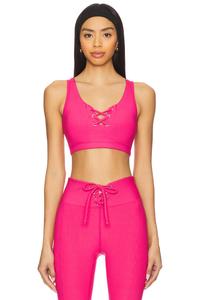 Ребристый футбольный бюстгальтер Year Of Ours, magenta