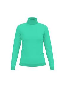 More & More Бирюзовый свитер с высоким воротником