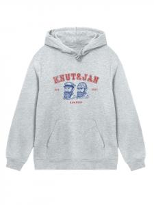 Худи Knut & Jan Hamburg Vintage Sailors в цвете серый меланж F4NT4STIC