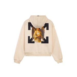 OFF-WHITE OFF WHITE свитшоты унисекс с капюшоном средней плотности