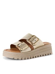 Tamaris Мюли Plateau Pantoletten in Gold