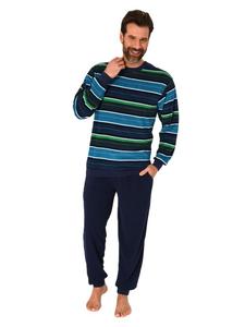 Пижама NORMANN Langarm Frottee Bündchen, зеленый