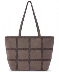 Сумка-шоппер Melrose на молнии The Sak, Mushroom Suede