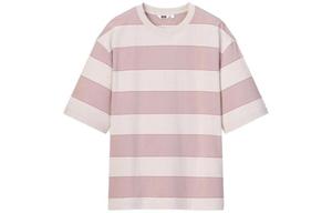 Футболка U Collection мужская персиково-розовая Uniqlo, розовый