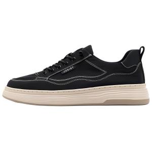 Кеды JOSINY Skateboard Shoes Men Low-Top, черный