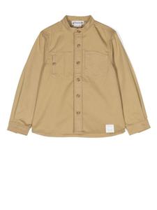 Bonpoint button-up long-sleeved shirt, нейтральный цвет
