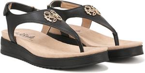 Сандалии LifeStride Zeeta Thong Sandals, черный