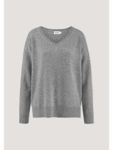 Вязаный свитер серого цвета Hessnatur