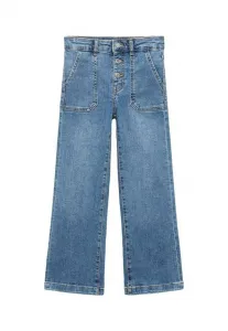 Детские прямые джинсы Mango Kids, Blue