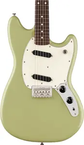 Электрогитара Fender Player II Mustang с грифом из палисандра, цвет Birch Green