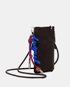 Средний 3D логотип для мобильного стенда Desigual, темно-коричневый