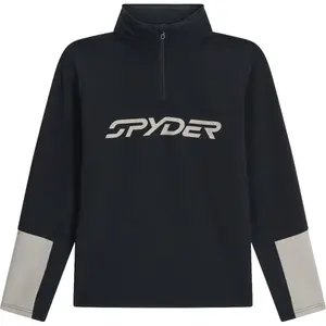 Spyder Мужская флисовая кофта Speed 1/2 Zip Fleece, чёрный