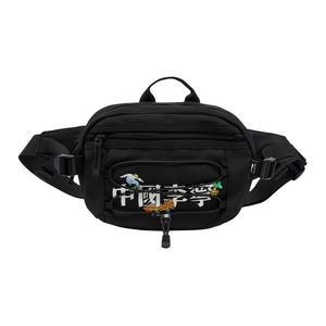 LiNing Полиэстеровая поясная сумка унисекс черная, Black