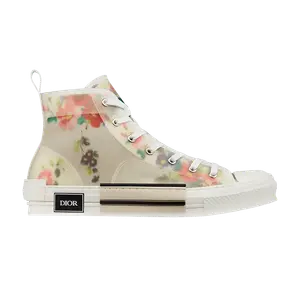 Кроссовки Dior B23 High 'Flowers', кремовый
