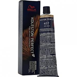 Koleston Perfect Me+ 4/07 Средне-коричневый натуральный коричневый 60 мл, Wella