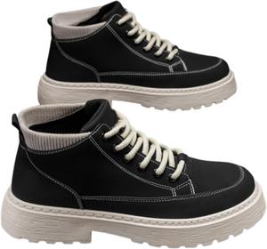 Мужские ботинки, легкая защитная обувь для мужчин, нескользящие водонепроницаемые ботинки с композитным носком для строительства и походов Generic, черный