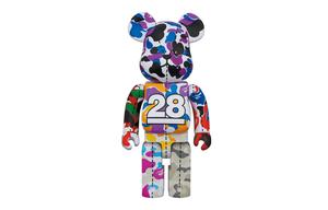 Bape 28th Anniversary Camo #2 BE@RBRICK