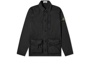 Куртка Stone Island Men с внешними карманами и капюшоном, черный