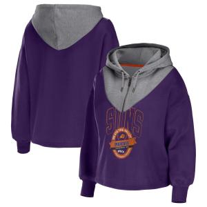 Женская WEAR by Erin Andrews Фиолетовая куртка с капюшоном на молнии Phoenix Suns и четверть молнии