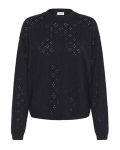 SAINT TROPEZ Свитер 'Oline' в темно-синем цвете