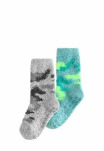 Уютные носки в упаковке из 2 штук. Next, Green/Grey Camo