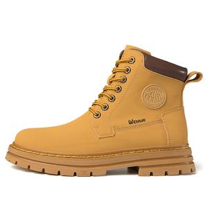 Короткие ботинки Martin 4 см унисекс Wen Nai, Yellow