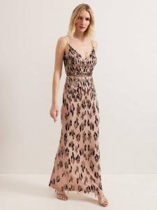 Коллекция 8 венское платье макси Phase Eight, цвет Light Brown