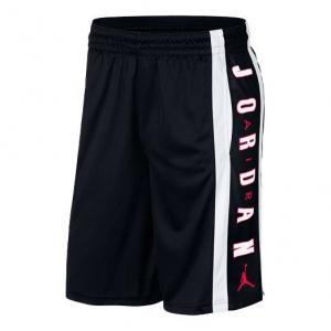 Шорты rise contrasting colors alphabet printing sports shorts black Air Jordan, черный