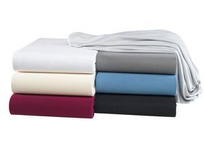 Простыня из микрофибры высокого класса - синий - 180x200 - 200x200 Микрофибра 160 г/м² Arle-Living