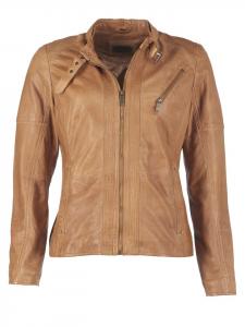 Кожаная куртка JCC 15072002, коричневый