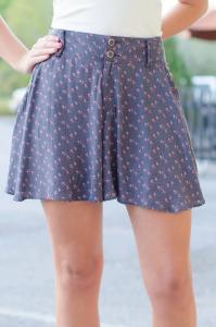 Шорты с ретро-цветочным принтом Free People, цвет floral