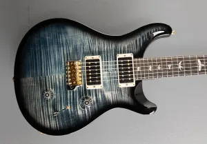 Paul Reed Smith Custom 24 10 Top - Потускневший голубой кит с оберткой Smokeburst