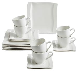 Кофейный сервиз качели 18 шт Novel, белый