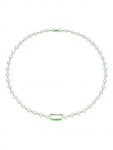 Колье Vita из белого золота с жемчугом EÉRA, зеленый