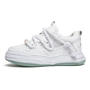 Скользостойкие, износостойкие, дышащие, увеличивающие рост низкие кроссовки Unisex Gradient для скейтбординга RELAXURSELF, Snow Mountain белый[Breathable Upgraded]