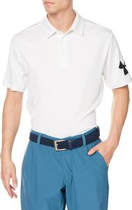 Мужская поло-рубашка для гольфа Under Armour, UA Playoff Polo 3.0, с логотипом, белый