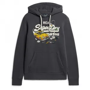 Худи Superdry New York Vl Graphic, серый