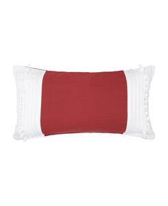 Декоративная поясничная подушка Stacia Garnet, плетеная, 12" x 24" C&F Home, Red