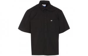 Летняя хлопковая рубашка OW Off-White, черный